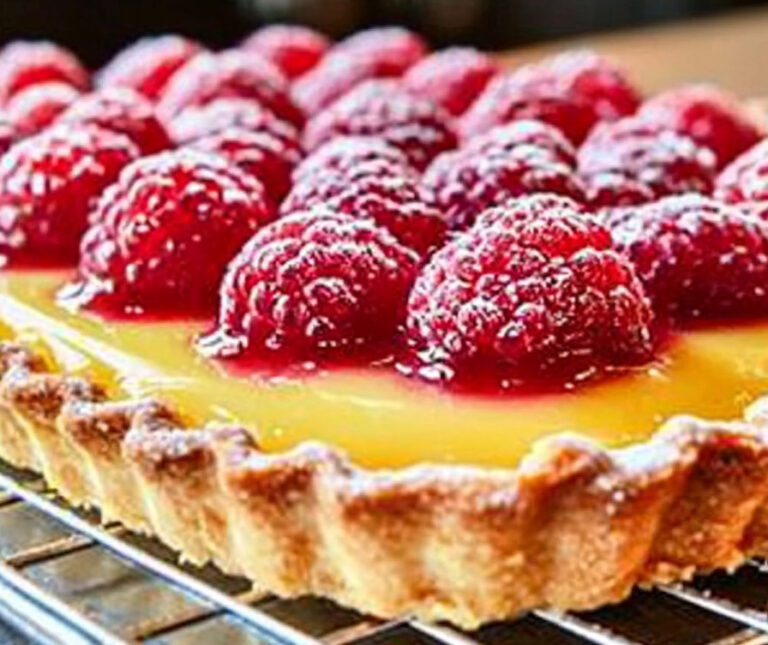 Raspberry Lemon Cheesecake Tart